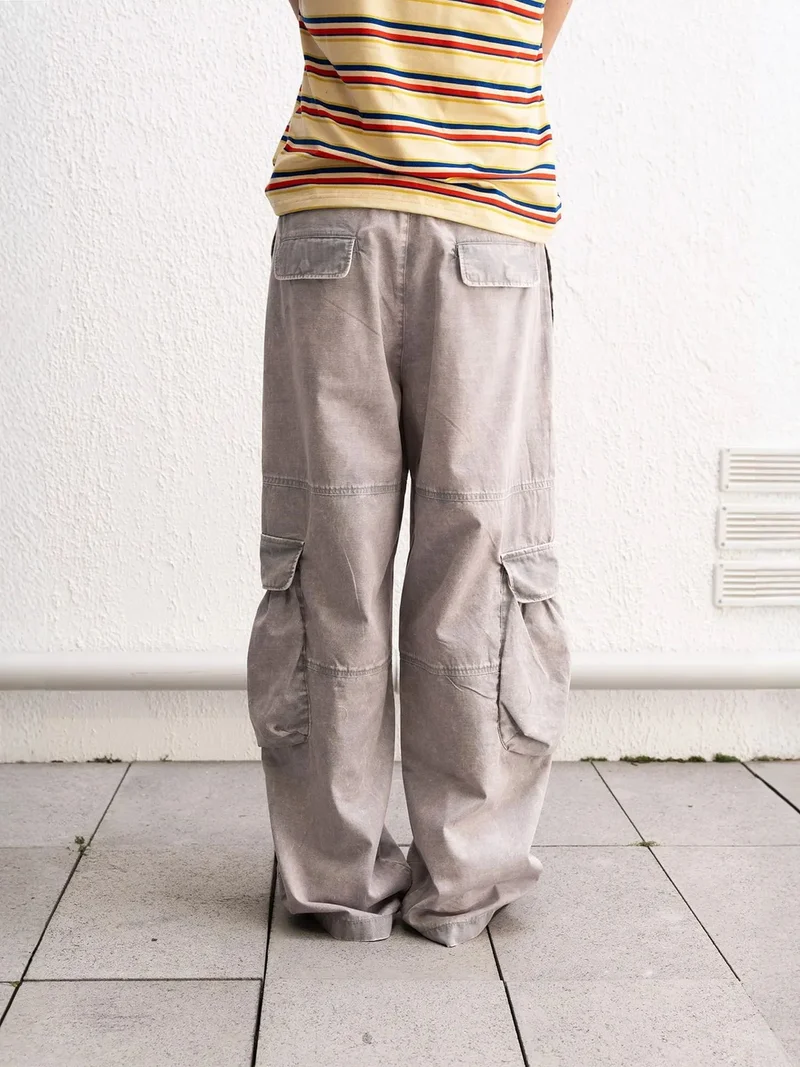 Giesto GIESTO Wide Leg Cargo Pants